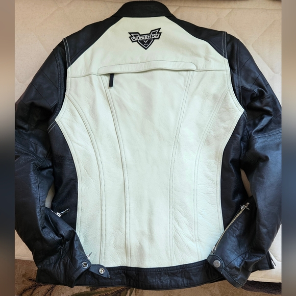 Victory Vintage Style Motorcycle Jacket - Picture 5 of 7